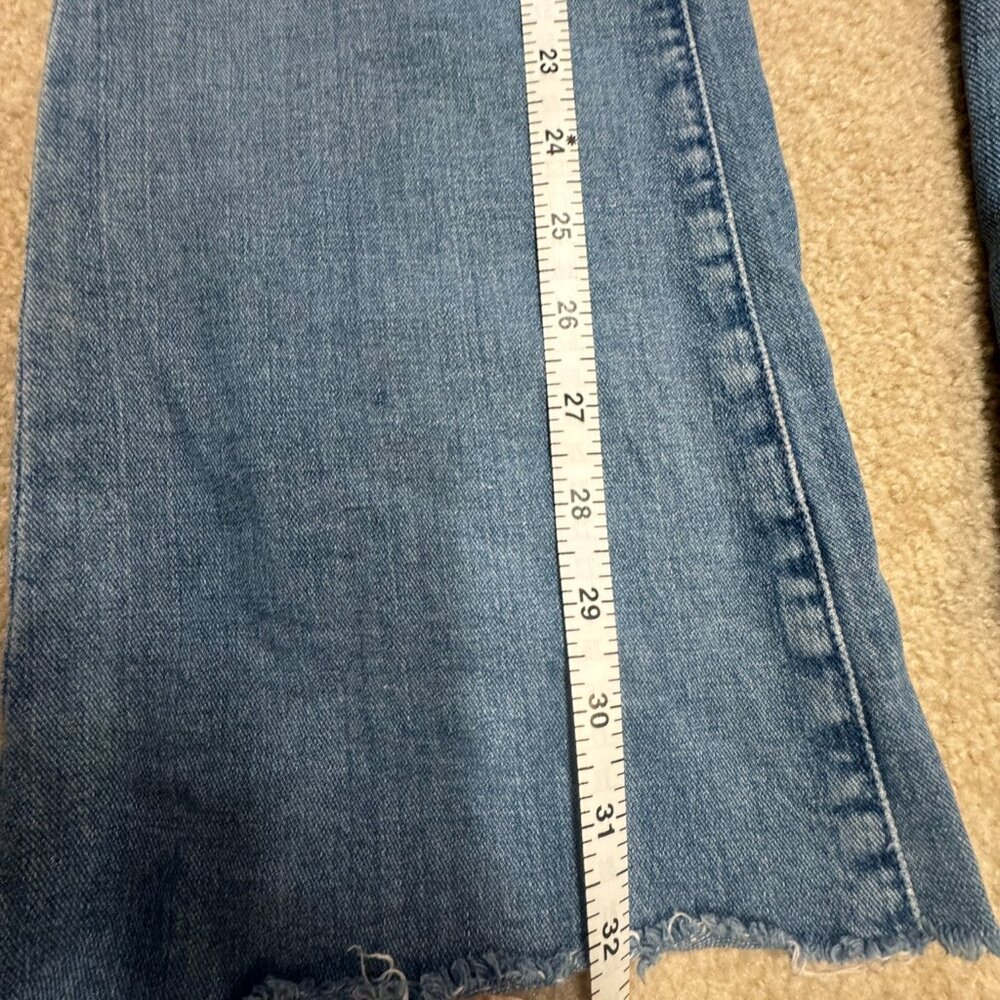 MOTHER The Slacker Fray Jeans Love Drunk Cowboy Raw Hem Size 25 - Picture 9 of 9